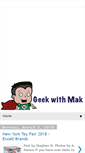 Mobile Screenshot of geekwithmak.com