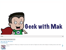 Tablet Screenshot of geekwithmak.com